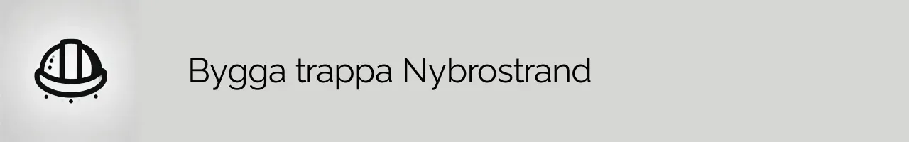 Bygga trappa Nybrostrand